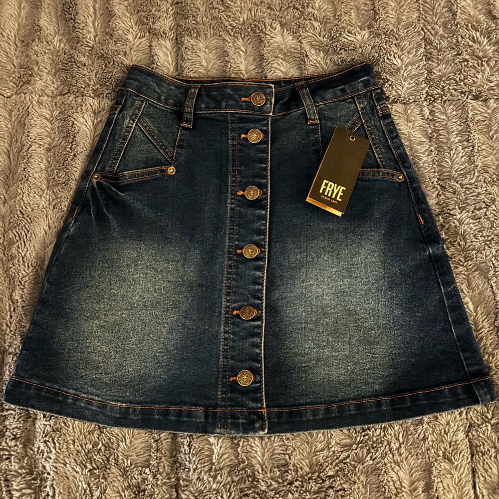 New Frye mini skirt